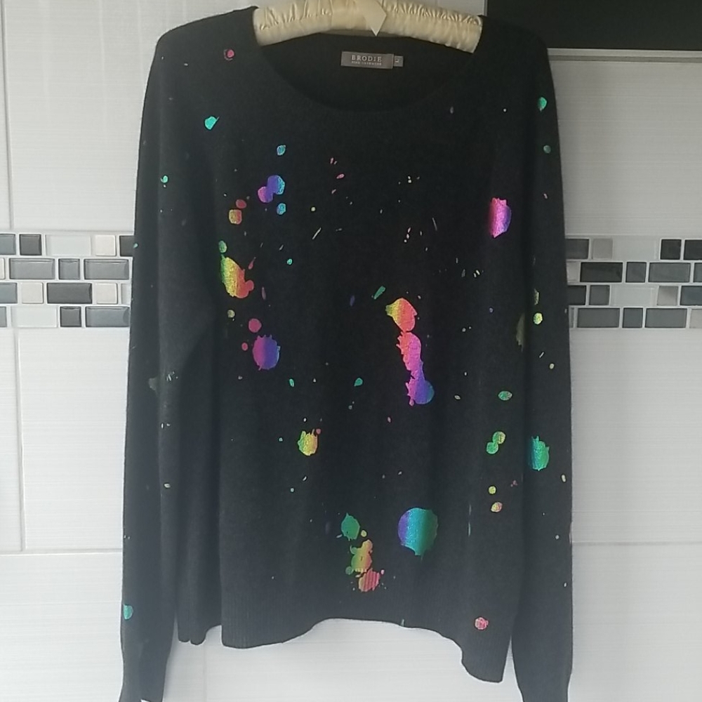 Cashmere Foil Sweater